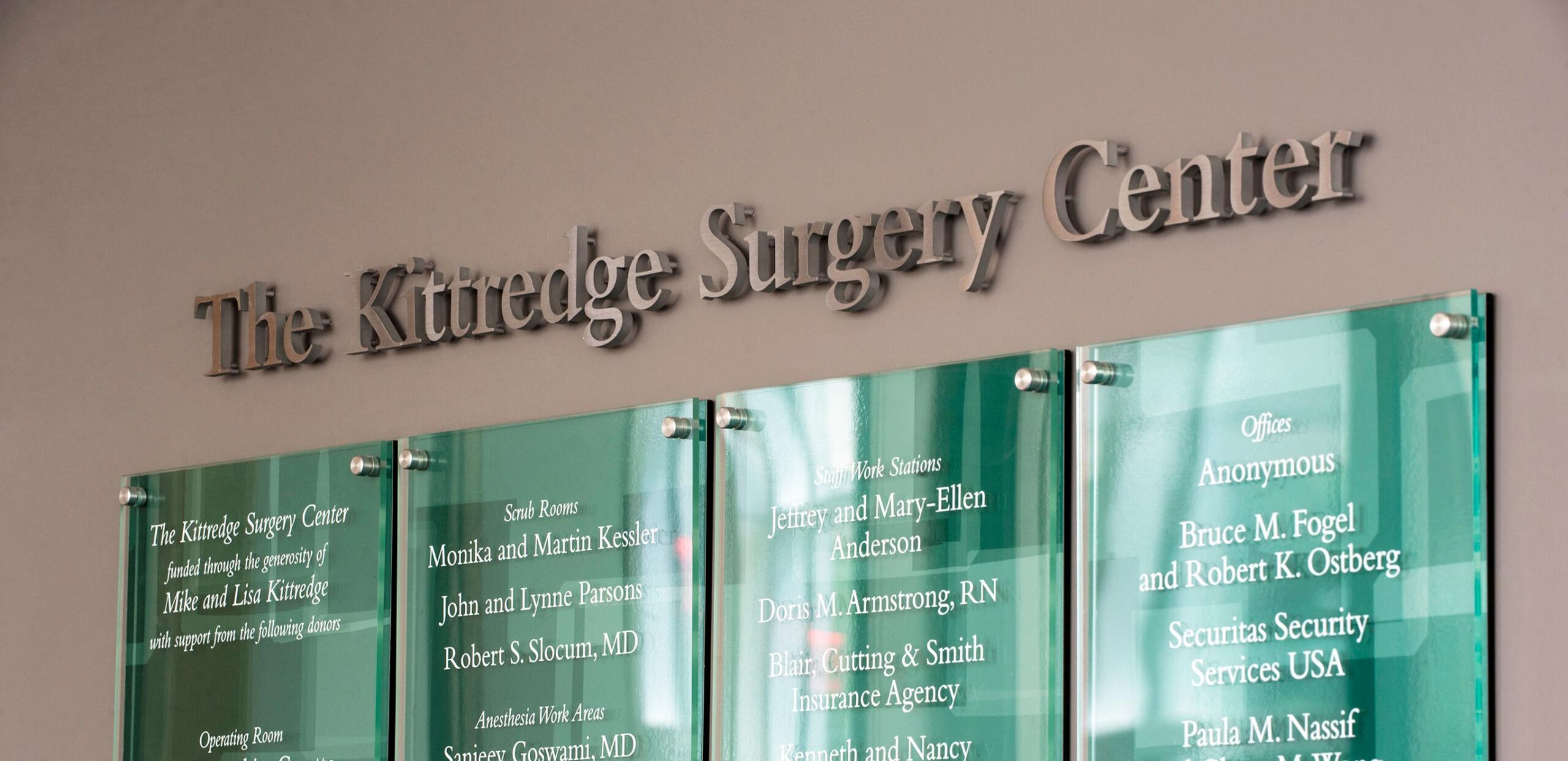 Kittredge Surgery Center - Donors