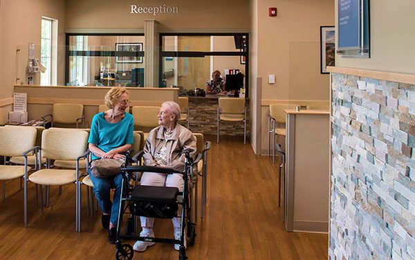 Reception area at Belchertown Internal Medicine