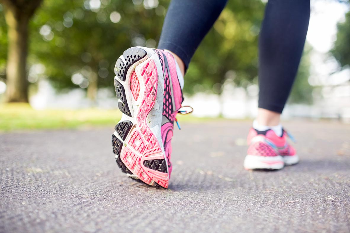 Woman returns to running after hip injury with help from physical therapists at Rehabilitation Services at Cooley Dickinson Health Care.