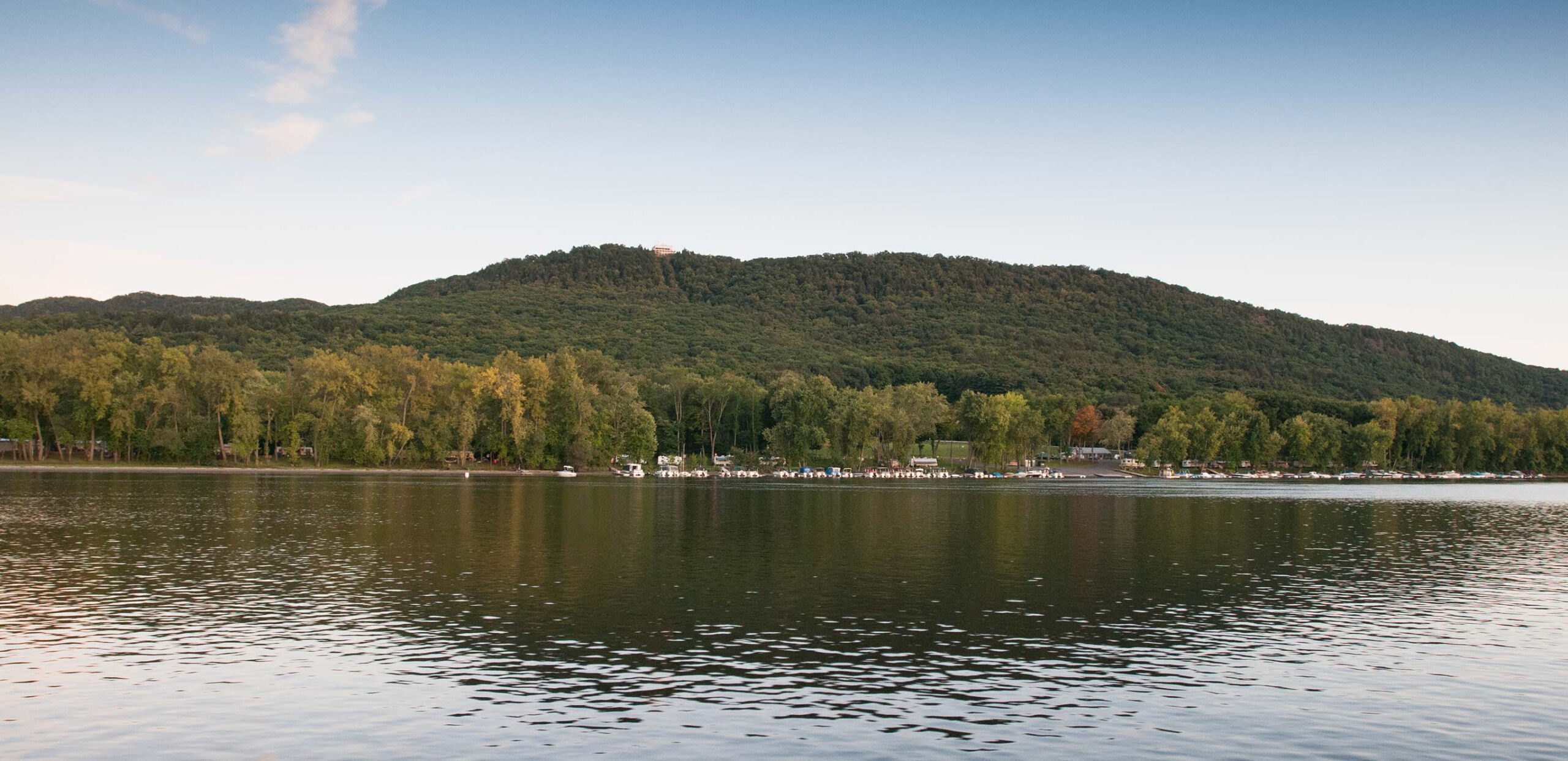 Connecticut River with view of Mount Holyoke.