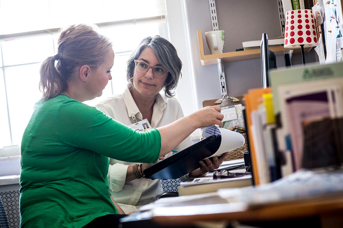 Social workers at Cooley Dickinson Hospital