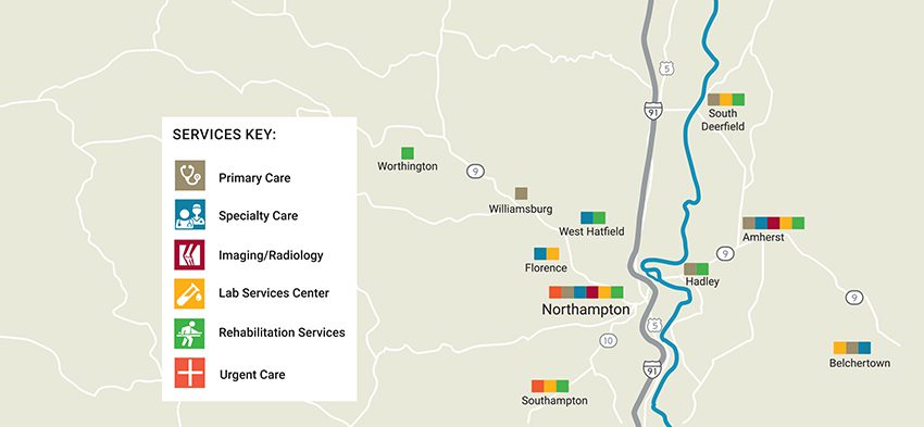 Cooley Dickinson Services and Locations in the Pioneer Valley