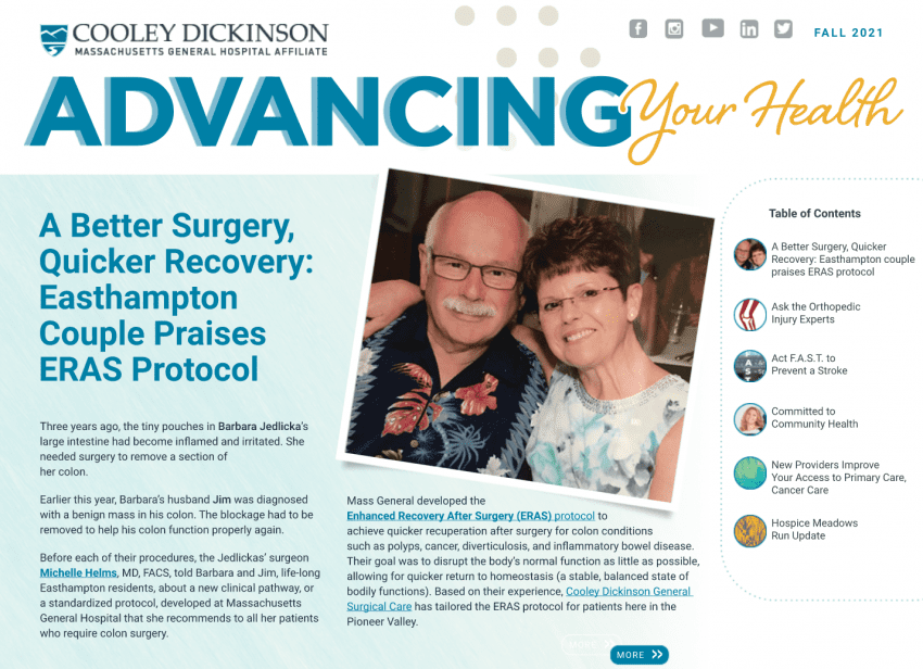 Cooley Dickinson Heath Care - Advancing Your Health: Fall 2021