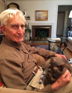 Peter, member of PVMCI, and his cat, Starr