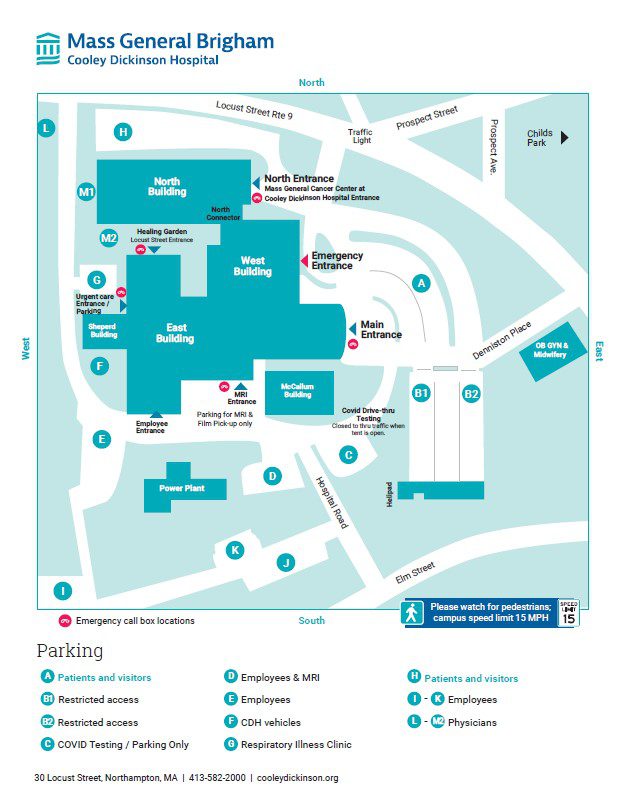Cooley Campus Parking Map