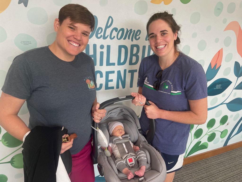 Cooley Midwifery patients Tricia and Megan.