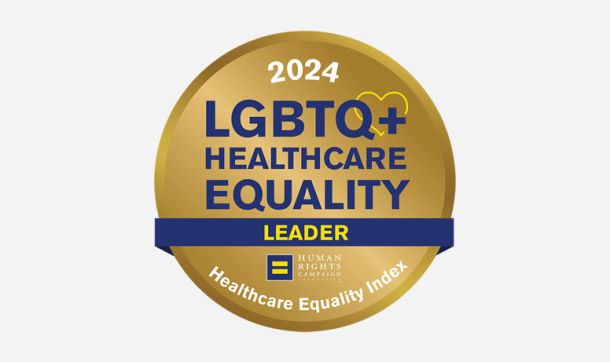 LGBTQ+ Healthcare Equality Leader logo